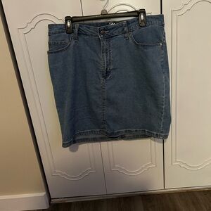 Lee Riders Midrise Blue Skort